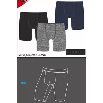 Boxerky Pánské boxerky LONG směs barev XL