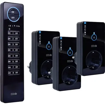 Domovní zvonek m-e modern-electronics CUVEO 1 S Bezdrátové signalizační zařízení černá, 100002