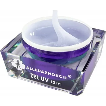 Lak na nehty Gel podkladový a stavební Allepaznokcie 15ml bílý