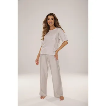 Pánské oblečení 037 CAMELLIA DÁMSKÉ PYŽAMO proužky 2XL