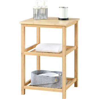 police Bambusová Police do Koupelny 60 x 40 x 40 cm