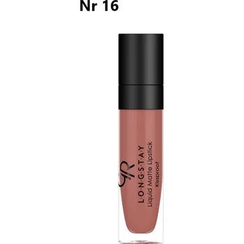 Rtěnka Golden Rose Liquid Matte Lipstick matná tekutá rtěnka 5,5 ml Č. 16