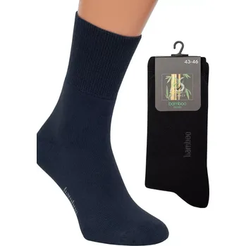 Pánské ponožky Ponožky - Bambus, froté černá 43-46