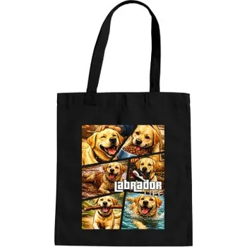 Žertovný předmět Labrador life - taška s potiskem- Tričkový.cz