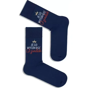 PÁNSKÉ PONOŽKY HIS HIGHNESS GRANDPA 0125.103 tmavě modrá 43-46
