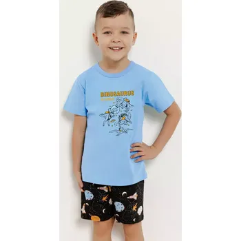 Pánské pyžamo 3407 CHLAPECKÉ PYŽAMO SPENCER122-140 Modrá 122