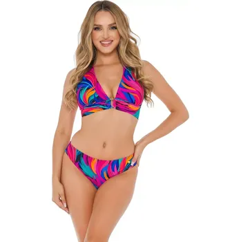 Dámské plavky Self S 556 MI2 Marmaris 2 plavky Vícebarevné 42D-XL