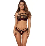 Podprsenka V-10021 černá/červená - Axami M