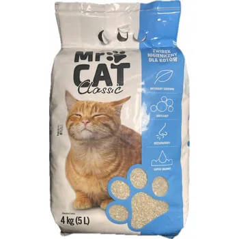 Podestýlka pro kočku Bentonitové Stelivo pro kočky Mr. Cat 5 l