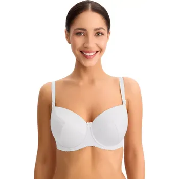 Dámské oblečení Dámská podprsenka 281 Kate 3 white - GAIA Bílá 75/G