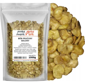 Sušené ovoce PRAŽENÝ BOB BOB SOLENÝ 1kg Chipsy z bobu křupavé Slaná svačinka Kol-Pol