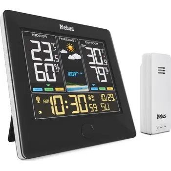 Meteostanice Mebus Barevná bezdrátová meteostanice EM-3357B