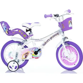 Jízdní kolo Dino 144GLN UNICORN ACADEMY 14 + DÁREK + Doprava ZDARMA