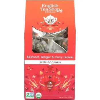 English Tea Shop Čaj Červená řepa, zázvor, limeta, 15 pyramidek