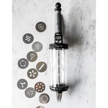 DE BUYER Le Tube - zdobička na dorty / plastová cukrářská stěrka s dortovými nástavci