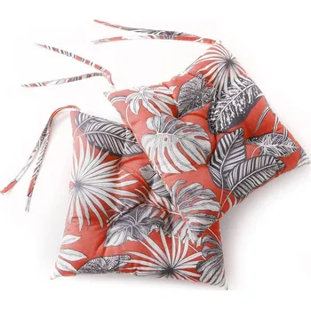 Napínací potah Blancheporte Sada 2 podsedáků na židli s tropickým potiskem terakota