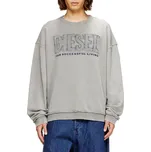 MIKINA DIESEL S-BOXT-RAW-V1 SWEAT-SHIRT STEEPLE GRAY