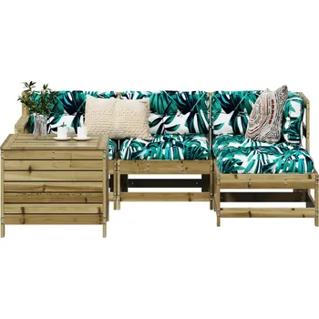 Zahradní lavice zahrada-XL 5dílná zahradní sedací souprava impregnovaná borovice 3250503