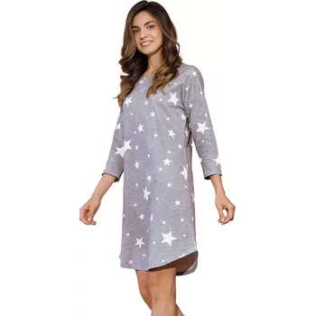 Dámská noční košile Dámská noční košilka 3209 Lizzie - TARO šedá S