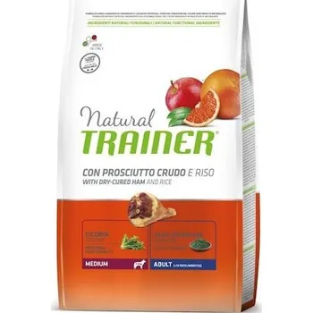 Krmivo pro psa TRAINER Natural Medium Adult prosciutto a rýže 12kg