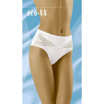Dámské spodní prádlo Kalhotky Eco-Va White - Wol-Bar XL