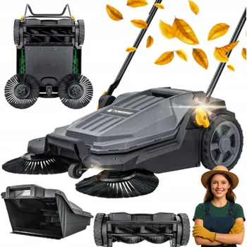 Zametací stroj Ruční zametač Powermat PM-ZR-650M | pracovní šířka 650 mm | 20 l