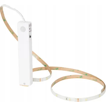 LED páska LED pásek 30 LED na baterie 1 metr bílá teplá