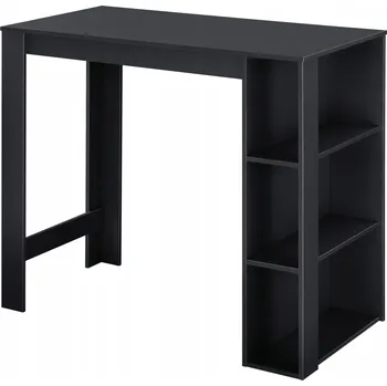 Jídelní stůl Kuchyňský stůl PremiumXL obdélníkový černý 120 x 60 x 106 cm