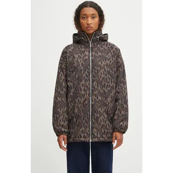 Pánská bunda Bavlněná bunda Fiorucci Nylon Banimalier Print Zip Up W02FPOJA440NY01BR01 hnědá 88X, vel. M