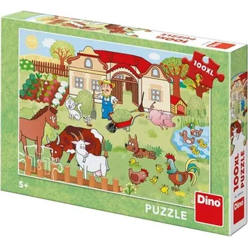 Puzzle 100XL Zvířatka na statku