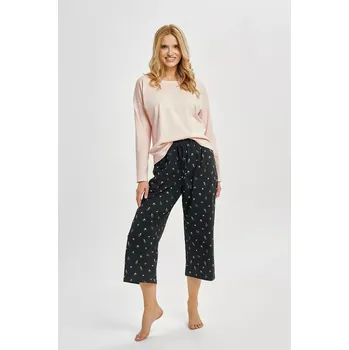 Pánské pyžamo Pyžamo Taro Irene 3457 délka/r S-XL Z25/26 růžovo-grafitový M