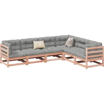 Zahradní lavice zahrada-XL 6dílná zahradní sedací souprava s poduškami masivní douglaska 3299458