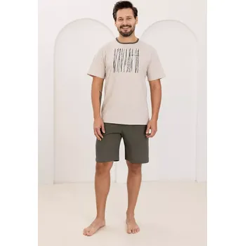 Pyžamo Regina 500 cr/r M-XL W26 pánské Béžová XL