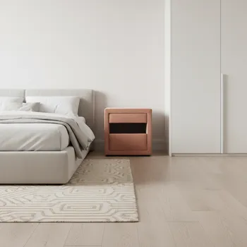 Noční stolek Signal Noční stolek ET-003 Barva: Staroružová / Bluvel 52