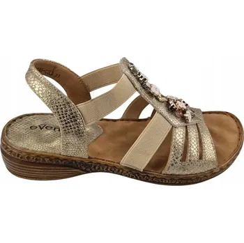 Dámská obuv Zlaté sandály EVENTO 25SD35-8849 vel. 40