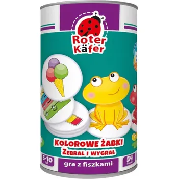 Desková hra Stolní hra Barevné žabky. Sbírej a vyhraj! Vzdělávací hra Rebel