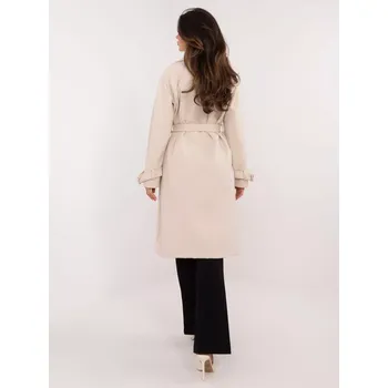 Dámský kabát Kabát TW EN BI 2209.71P světle béžový S