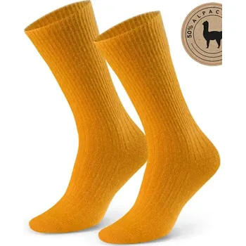 Pánské oblečení ALPAKA 50% DÁMSKÉ PONOŽKY 044 Žlutá 35-37