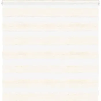 Roleta vidaXL Zebra roleta šířka látky 100,9 cm polyester [4014184] Barva: Mramorově béžová