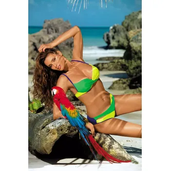 Dámské plavky Christina Royal Blue-Crickiet-Beat plavky M-348 (8) U - Marko S