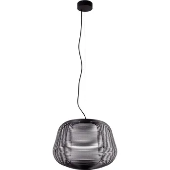 Venkovní osvětlení FARO AKCE - Venkovní závěsné svítidlo NARA černé 1xE27 460mm - FARO FARO 72104-156