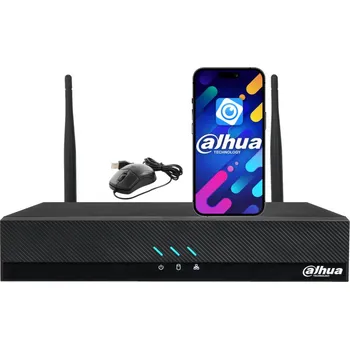 Bezpečnostní kamera NVR2104HC-W - IP rekordér 4-kanálový, WiFi, až 16Mpx, AI SMD - DAHUA