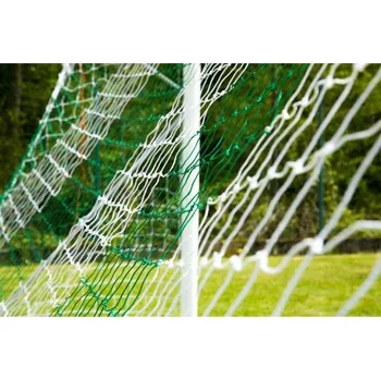 Sportovní branka POWER SHOT Síť na fotbalové branky o rozměrech 7,32m x 2,44m x 2m x 2m bílo-zelená BÍLÁ|ZELENÁ