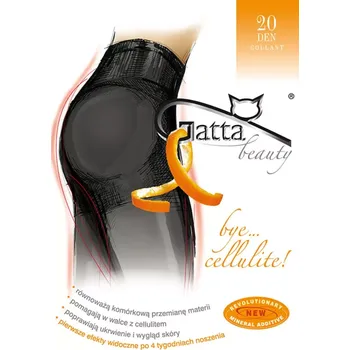Dámské punčochy Dámské punčochové kalhoty BYE CELLULITE - 20 DEN-5 zlatý 5-XL