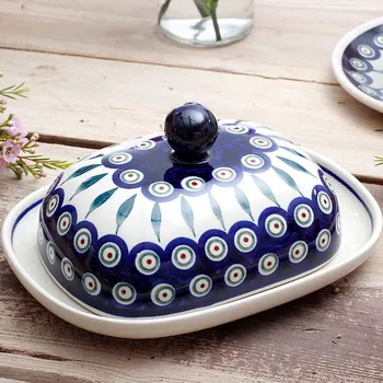 Máslenka Máselnice Keramika Bolesławiec - dek. 56 (druhý druh)