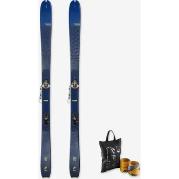 Skialpinistické vybavení WEDZE Skialpové lyže MT85 + vázání TOUR LIGHT + pásy 154cm