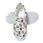 Dětské papuče na gumičku - Teddy Bear ( medvídek ) Barva: Bílá, Velikost: 26