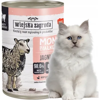 Krmivo pro psa Wiejska Zagroda mokré krmivo pro kočky jehněčí monoprotein 400g