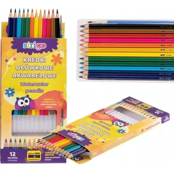 Pastelka Pastelky Akvarelové 12 barev strigo