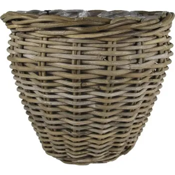 Květináč Košík na rostliny Leah proutěný Ø 28,5 x 24 cm
